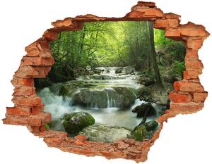 Fototapeta diera na stenu 3D Vodopád v lese nd-c-65985516