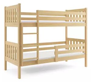 Detská poschodová posteľ CARINO PINE 80x160 cm