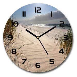 Sklenené hodiny okrúhle Mřežino pláž