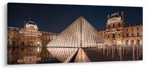 Obraz - Louvre v noci (120x50 cm)