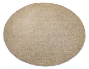 Moderný okrúhly koberec LATIO 71351050, prateľný, béžový