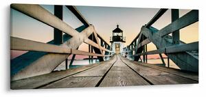 Obraz - Na móle (120x50 cm)
