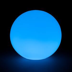 Svietiaca LED guľa 50 cm – 18 RGB + 12 biele