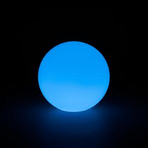 Svietiaca LED guľa 30 cm – 6 RGB + 3 biele