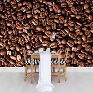 Fototapeta - Kávové zrná (254x184 cm)