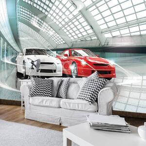 Fototapeta - Luxusný autosalón (254x184 cm)
