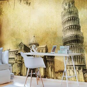 Fototapeta - Vintage Art Pisa (152,5x104 cm)