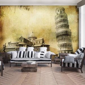 Fototapeta - Vintage Art Pisa (152,5x104 cm)