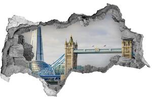 Fototapeta diera na stenu 3D Thames london nd-b-59842518
