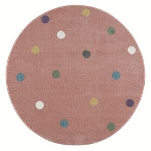 Koberec Happy Rugs WHEEL ružový / multi