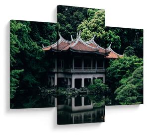 Obraz z japonskej národnej záhrady (90x60 cm)