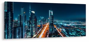 Obraz - Dubajská noc (120x50 cm)