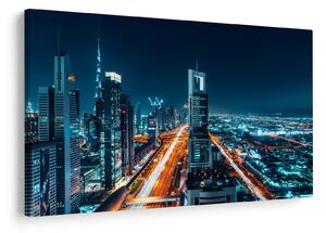 Obraz - Dubajská noc (90x60 cm)