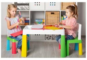 Sada nábytku pre deti - stolček a 2 stoličky, Tega Baby - multicolor