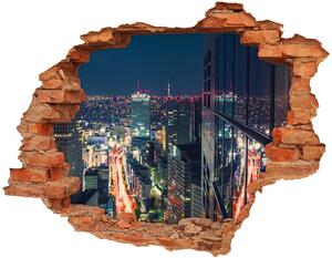 Diera 3D v stene nálepka Tokyo japan nd-c-87865351