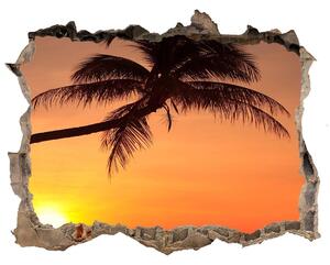 Nálepka fototapeta 3D Sunset beach nd-k-60014664