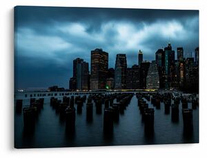 Obraz - Pohľad na mrakodrapy New Yorku (70x50 cm)