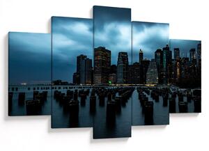 Obraz - Pohľad na mrakodrapy New Yorku (150x105 cm)