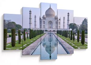 Obraz - Taj Mahal za východu slnka (150x105 cm)