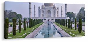 Obraz - Taj Mahal za východu slnka (120x50 cm)