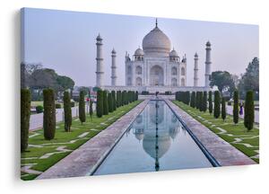 Obraz - Taj Mahal za východu slnka (90x60 cm)