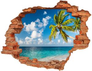 Fototapeta diera na stenu 3D Maledivy pláž nd-c-139579212