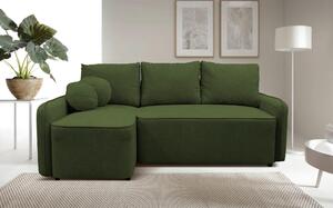 ROHOVÁ SEDAČKA, textil, zelená MID.YOU - Sedačky, Online Only