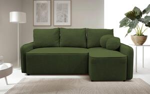 ROHOVÁ SEDAČKA, textil, zelená MID.YOU - Sedačky, Online Only