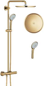 Grohe Euphoria sprchová súprava nástenná s termostatom áno WARIANT-zlatáU-OLTENS | SZCZEGOLY-zlatáU-GROHE | zlatá 26075GL0