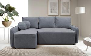 ROHOVÁ SEDAČKA, textil, sivá MID.YOU - Sedačky, Online Only