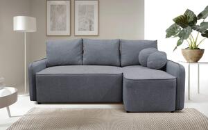 ROHOVÁ SEDAČKA, textil, sivá MID.YOU - Sedačky, Online Only