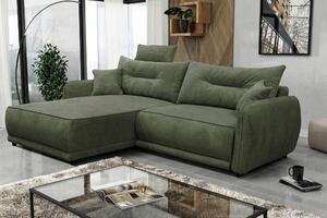 ROHOVÁ SEDAČKA, textil, zelená MID.YOU - Sedačky, Online Only