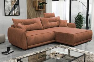 ROHOVÁ SEDAČKA, textil, hrdzavá MID.YOU - Sedačky, Online Only