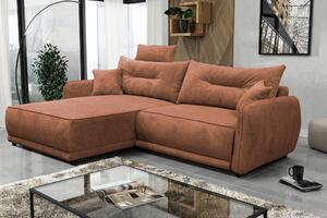 ROHOVÁ SEDAČKA, textil, hrdzavá MID.YOU - Sedačky, Online Only