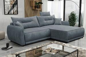ROHOVÁ SEDAČKA, textil, modrá MID.YOU - Sedačky, Online Only