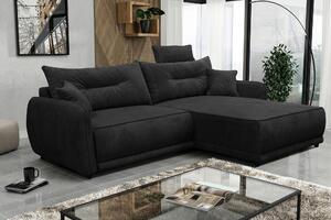 ROHOVÁ SEDAČKA, textil, antracitová MID.YOU - Sedačky, Online Only