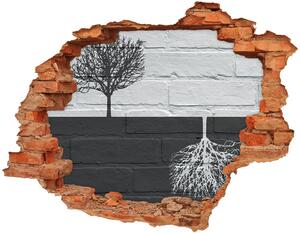 Fotoobraz diera na stenu nálepka Stromy na stenu