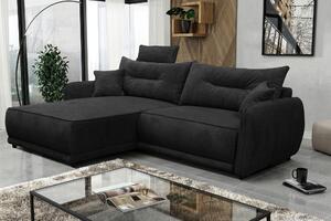 ROHOVÁ SEDAČKA, textil, antracitová MID.YOU - Sedačky, Online Only