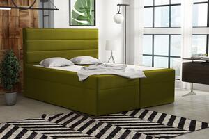 Boxspringová posteľ 160x200 INGA - zelená