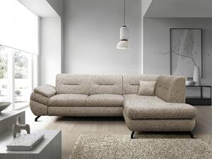 ROHOVÁ SEDAČKA, textil, svetlohnedá MID.YOU - Sedačky, Online Only