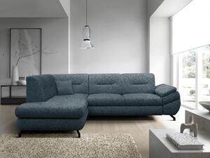 ROHOVÁ SEDAČKA, textil, modrá MID.YOU - Sedačky, Online Only
