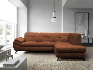 ROHOVÁ SEDAČKA, textil, hrdzavá MID.YOU - Sedačky, Online Only