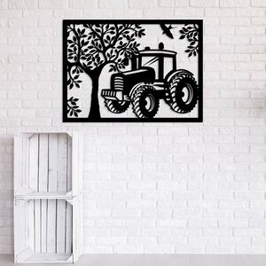 DUBLEZ | Drevený obraz na stenu - Traktor