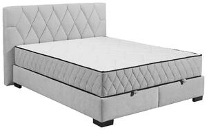 AMERICKÁ POSTEĽ, 160/200 cm, svetlosivá MID.YOU - Online Only spálne, Online Only