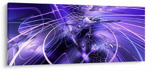 Obraz technické abstrakcie (120x50 cm)