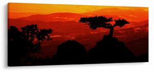 Obraz - Západ slnka (120x50 cm)