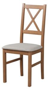 Jedálenská stolička NILA 10 dub stirling/béžová