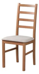Jedálenská stolička NILA 8 dub stirling/béžová