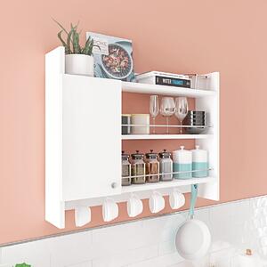 Hanah Home Kuchynská polica Knerr 85 cm biela