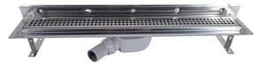 Shower channel Ceramia S-Line Klasik 55 cm stainless steel glossy squares ZLAB60NRZ1LEM